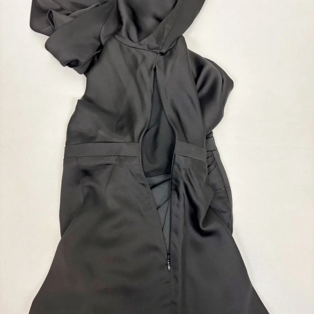 Flaw SIMKHAI Cameron Dress in Black Size 12 - Picture 8 of 14